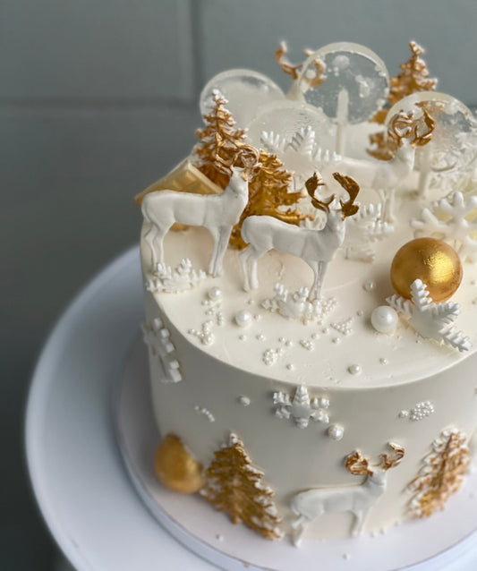 Snowflake cake