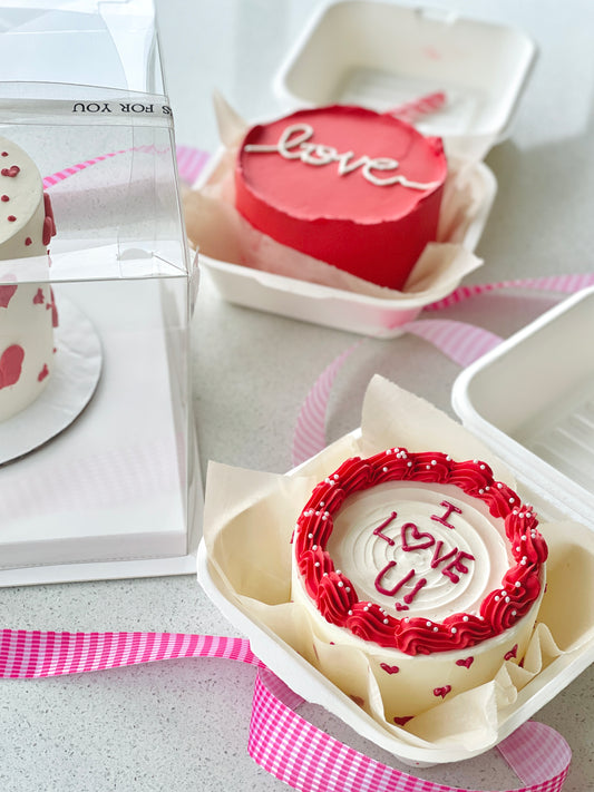 gift a special custom cake on this year's valentines day