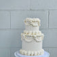 Vintage two tier cake