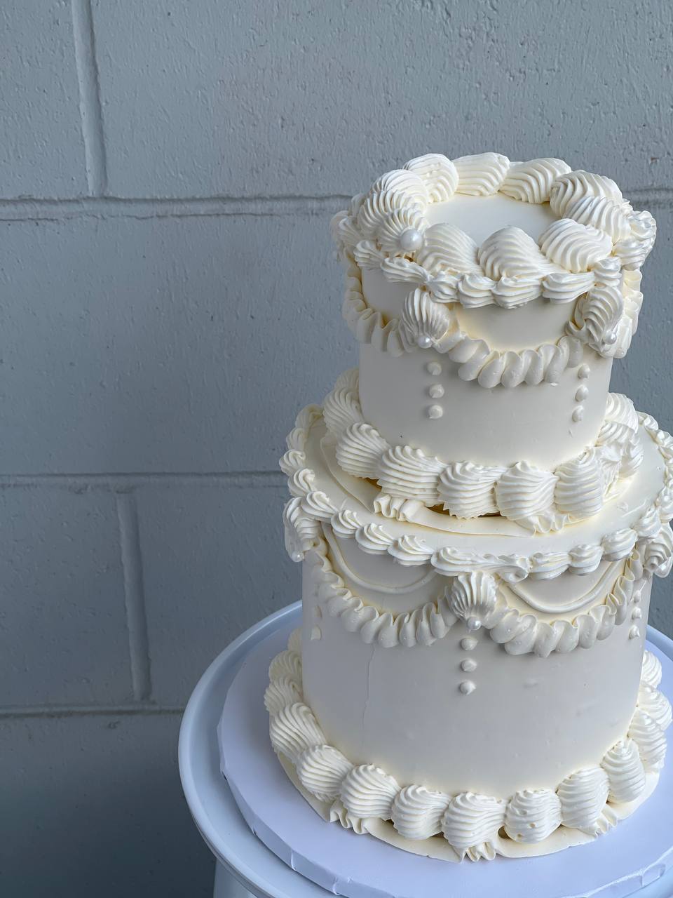 Vintage two tier cake