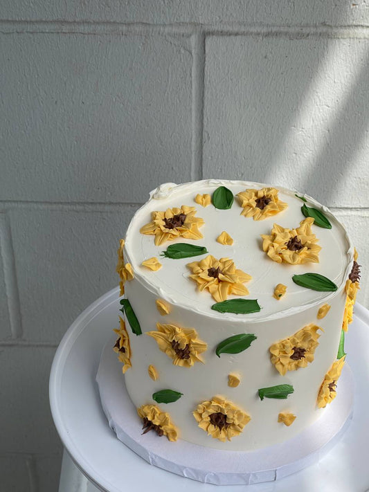 Sunflower cake