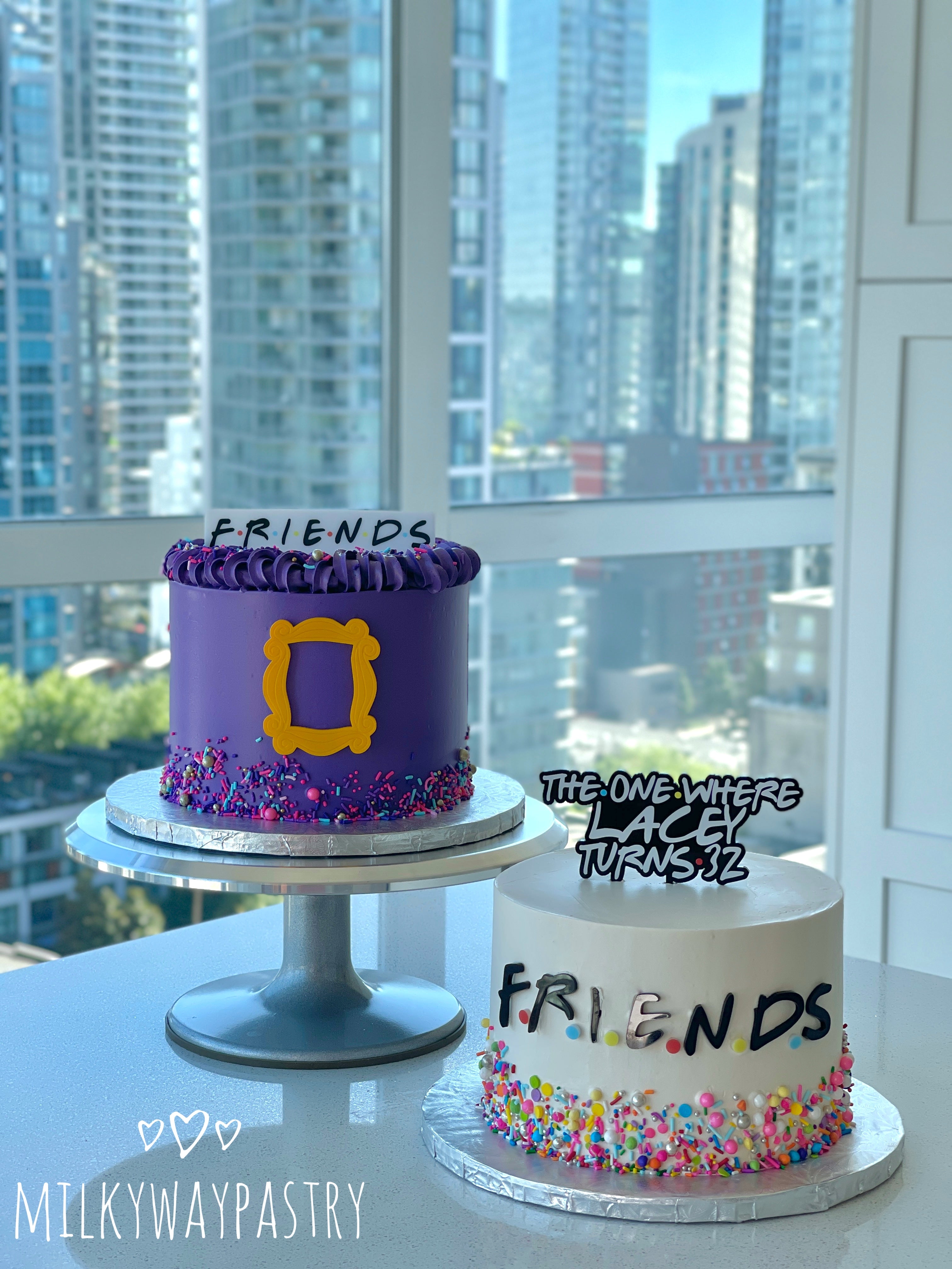 Purple Friends Cake – Creme Castle