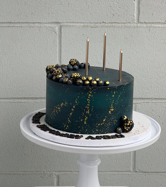 Emerald gold cake
